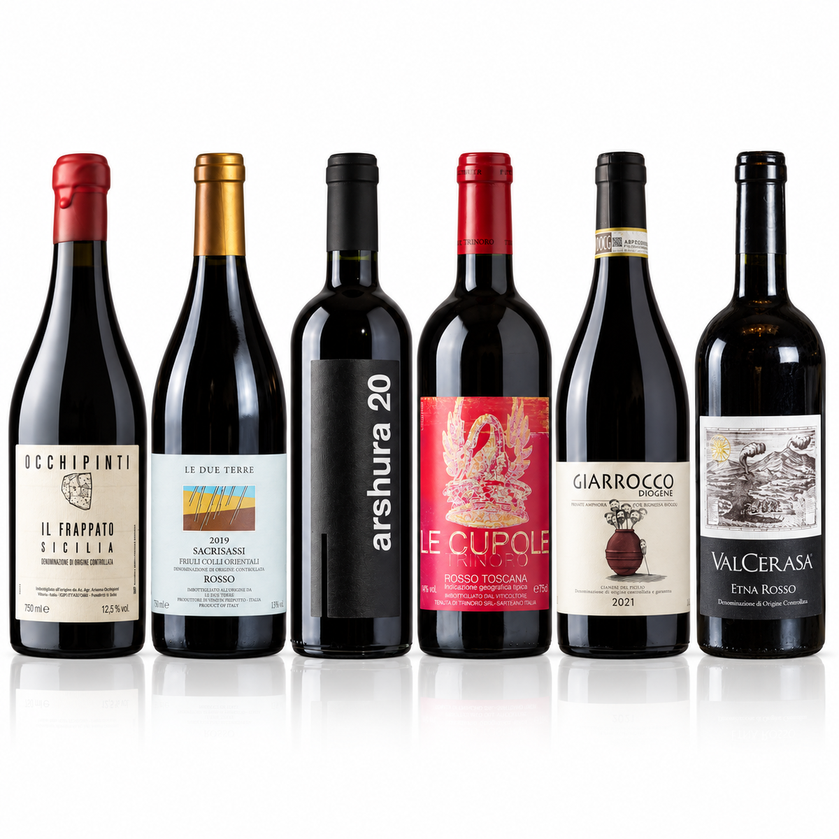 Italian reds in 6 bottles